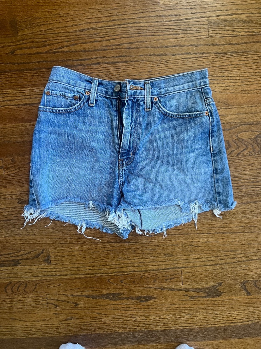 BDG Girlfriend High Rise Denim Jean Shorts